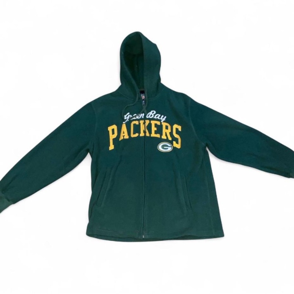 Green Green Bay Packers Vintage Fleece Hoodie (Unworn, No Flaws)
